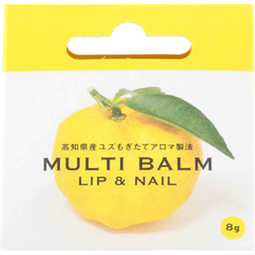デイリーアロマジャパン　高知県産ＹＵＺＵ　マルチバーム　リップ＆ネイル ８ｇ 美健