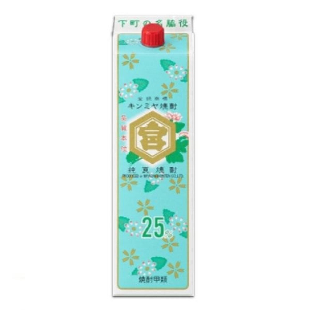 キンミヤ焼酎 亀甲宮 ２５度 パック １８００ｍｌ 宮崎本店