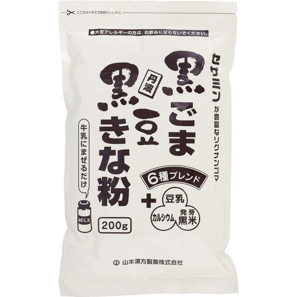 黒ごま黒豆きな粉 ４００ｇ 山本漢方製薬