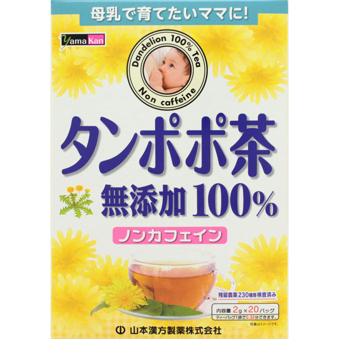 タンポポ茶１００％ ２０包 山本漢方製薬