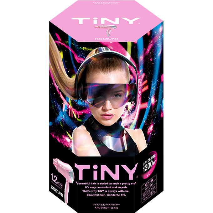TiNY マイナスイオンヘアドライヤー ＫＨＤ９７００Ｐ 小泉成器