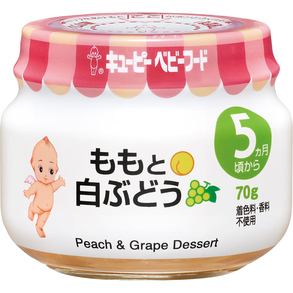 ベビーフード ももと白ぶどう ７０ｇ キユーピー