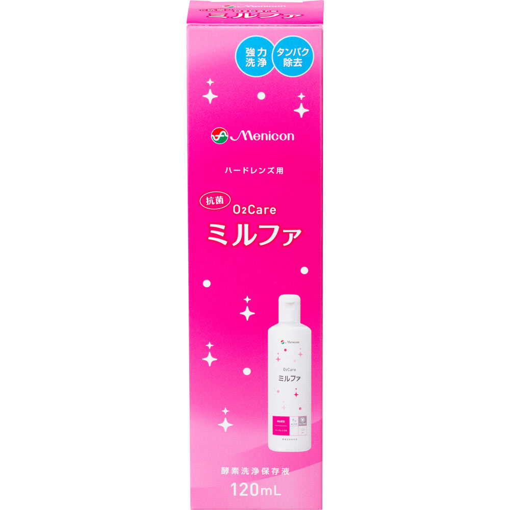抗菌Ｏ２ケアミルファ １２０ｍｌ メニコン