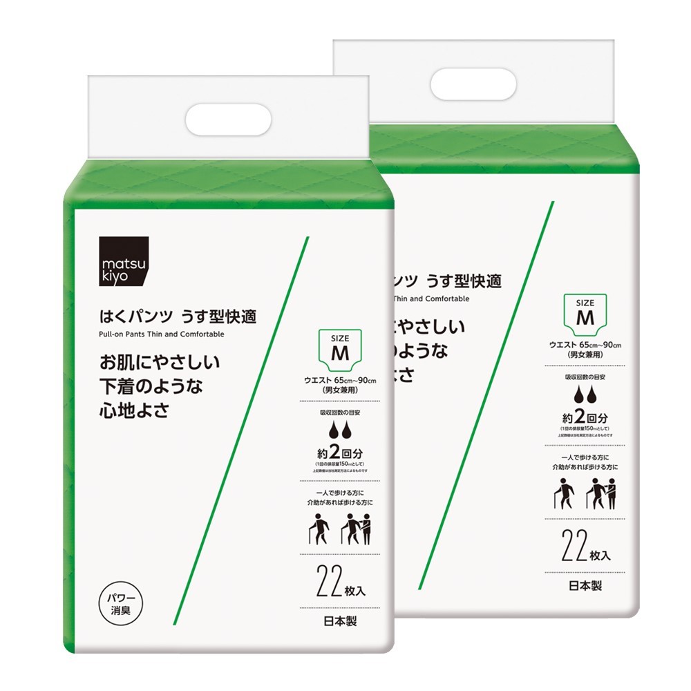 matsukiyo はくパンツうす型快適 Ｍ２２枚２個セット
