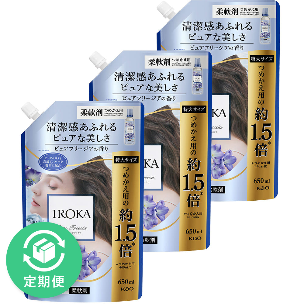 ＩＲＯＫＡ　ピュアフリージア　スパウト ６５０ｍｌ×３ 花王