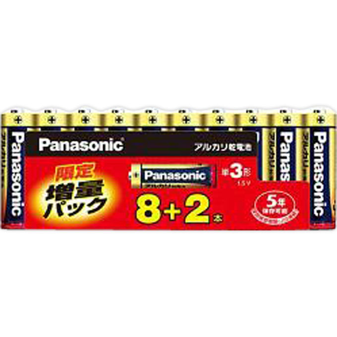 アルカリ乾電池単３形 ＬＲ６ＸＪＳＰ／１０Ｓ パナソニック