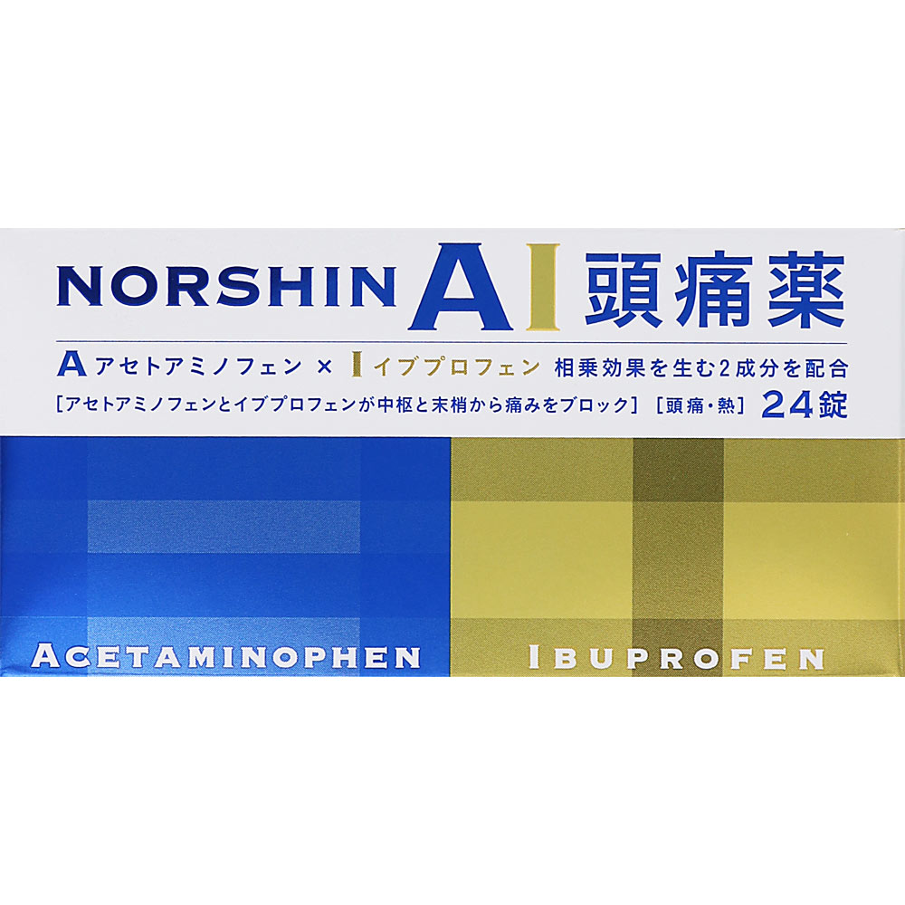 ノーシンアイ頭痛薬 ２４錠 アラクス 【指定第2類医薬品】