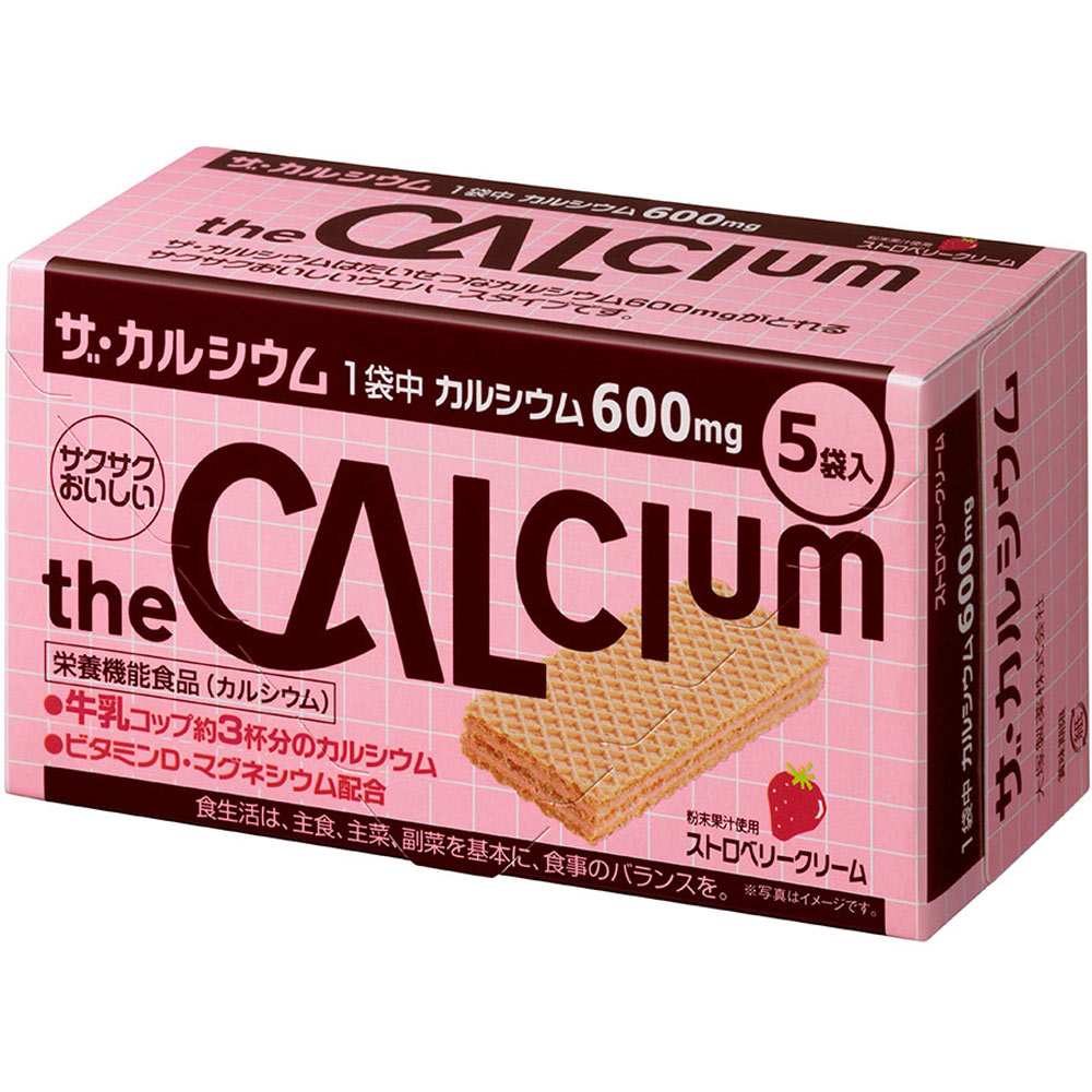 ザ・カルシウム ストロベリークリーム ５枚 大塚製薬