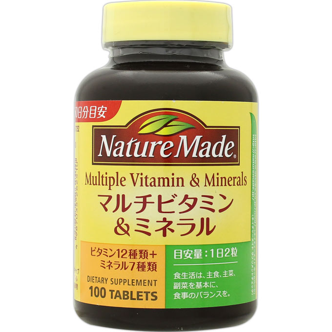 ネイチャーメイド マルチビタミン＆ミネラル １００粒 大塚製薬