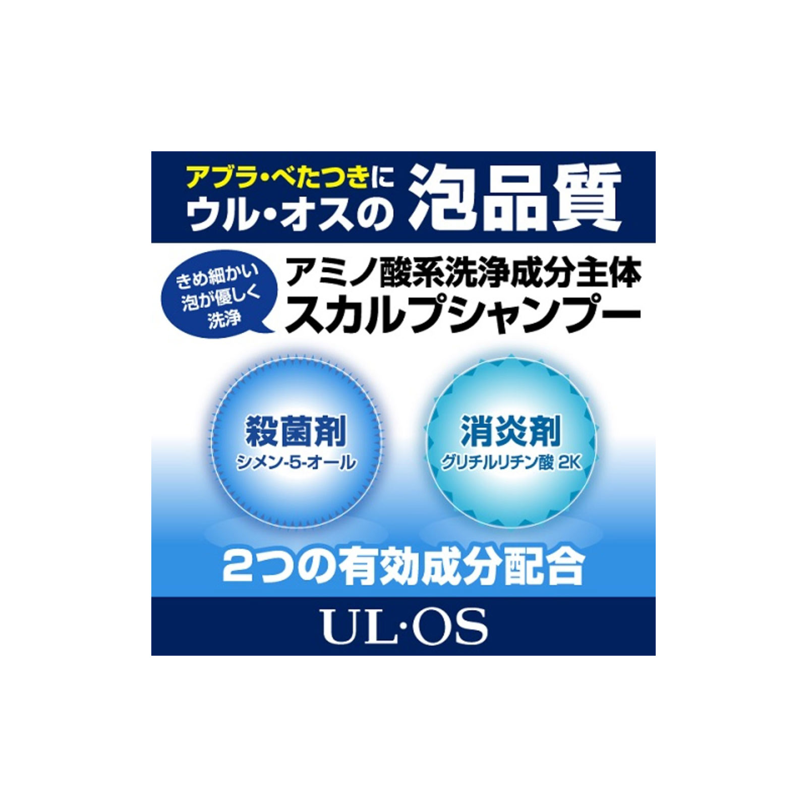 大塚製薬 ウル･オス 薬用スカルプシャンプー ポンプ 500ml (医薬部外品) ５００ｍｌ 大塚製薬 (医薬部外品)