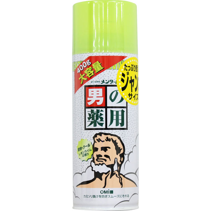 MK メンターム 薬用シェービングフォーム レモンライム ４００ｇ 近江兄弟社 (医薬部外品)