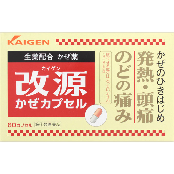 改源かぜカプセル ６０Ｐ カイゲン 【指定第2類医薬品】