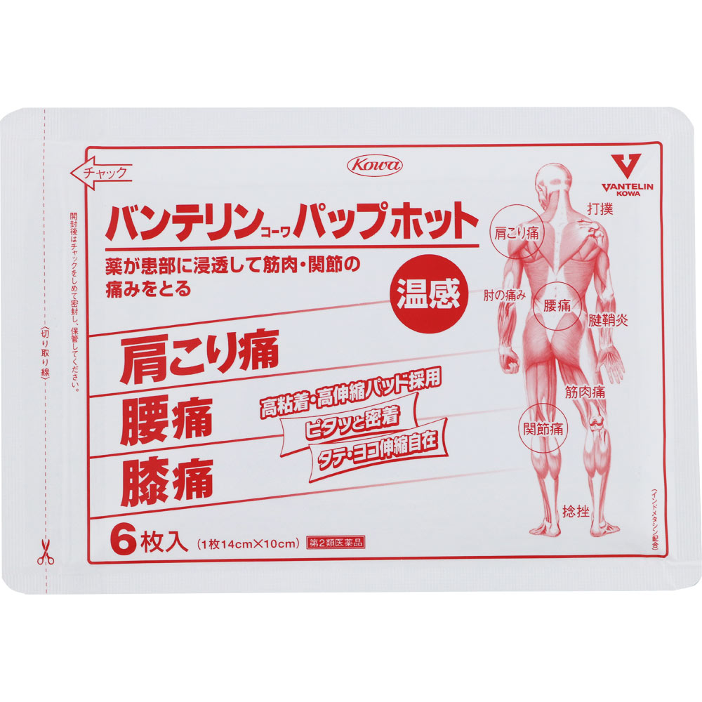 バンテリンコーワパップホット ２４枚 興和 【第2類医薬品】