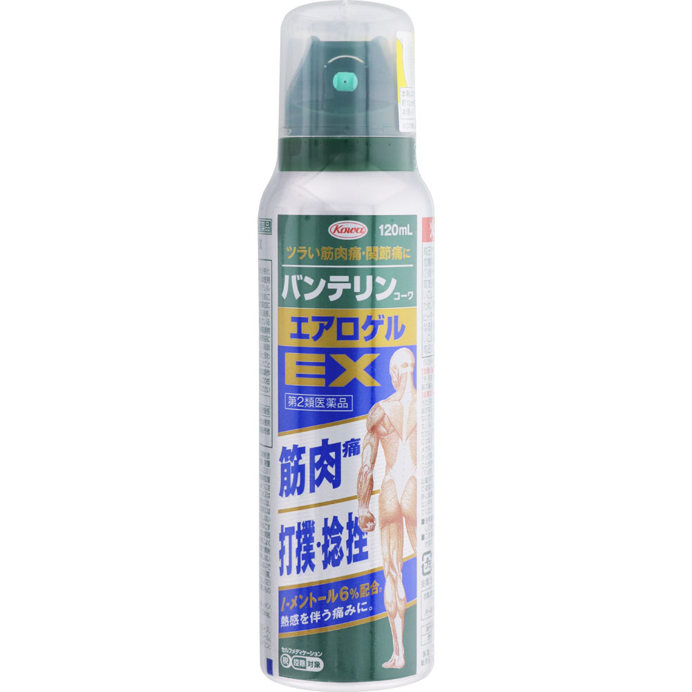 バンテリンコーワエアロゲルＥＸ １２０ｍｌ 興和 【第2類医薬品】