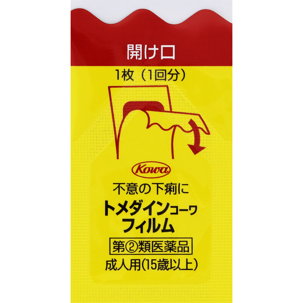 トメダインコーワフィルム ６枚 興和 【指定第2類医薬品】