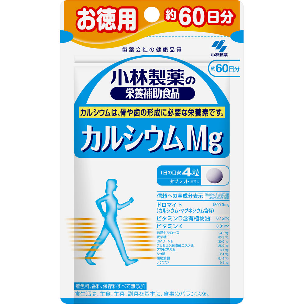 小林製薬の栄養補助食品 カルシウムＭｇ＜お徳用６０日分＞ ２４０Ｔ 小林製薬