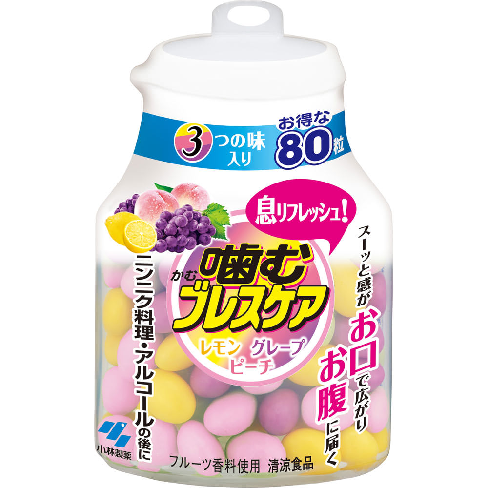 噛むブレスケア ボトル アソート ８０粒 小林製薬