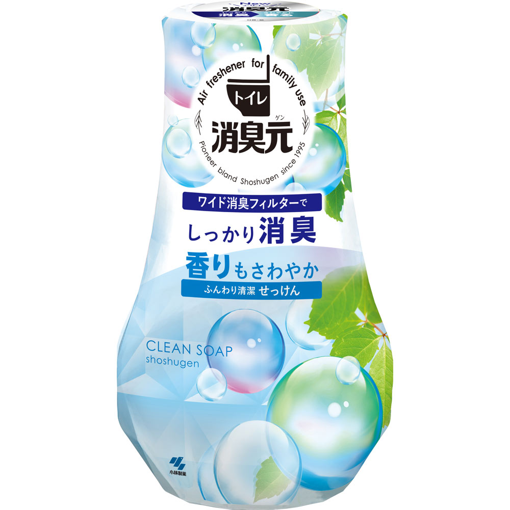 小林製薬 トイレの消臭元ふんわり清潔せっけん ４００ｍｌ