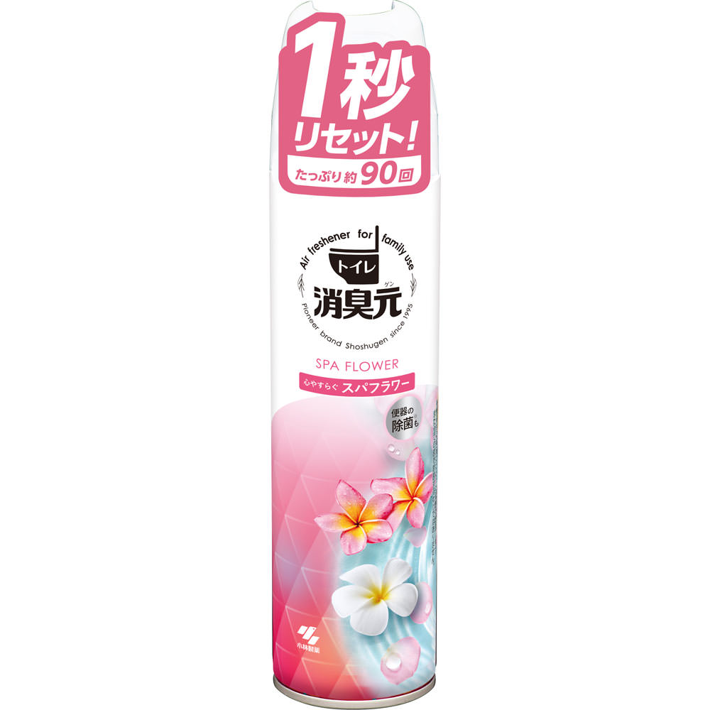 消臭元トイレ用消臭スプレー 心やすらぐスパフラワー ２８０ｍｌ 小林製薬