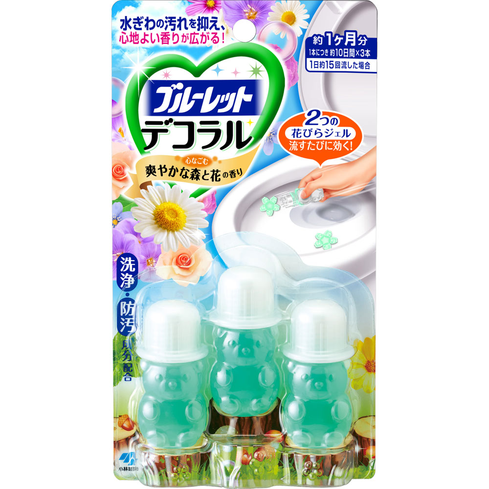 ブルーレットデコラル 爽やかな森と花の香り ７．５ｇ×３個 小林製薬