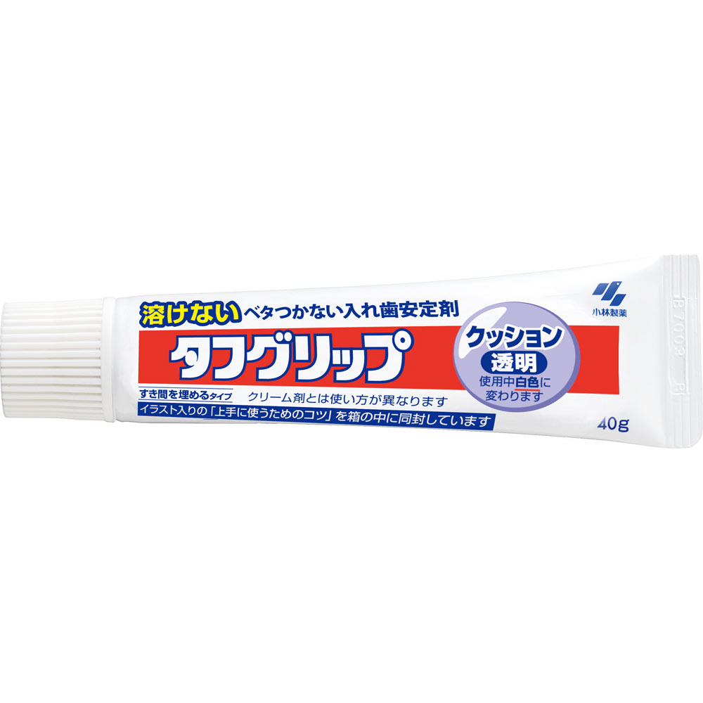 タフグリップ クッション透明 ４０ｇ 小林製薬