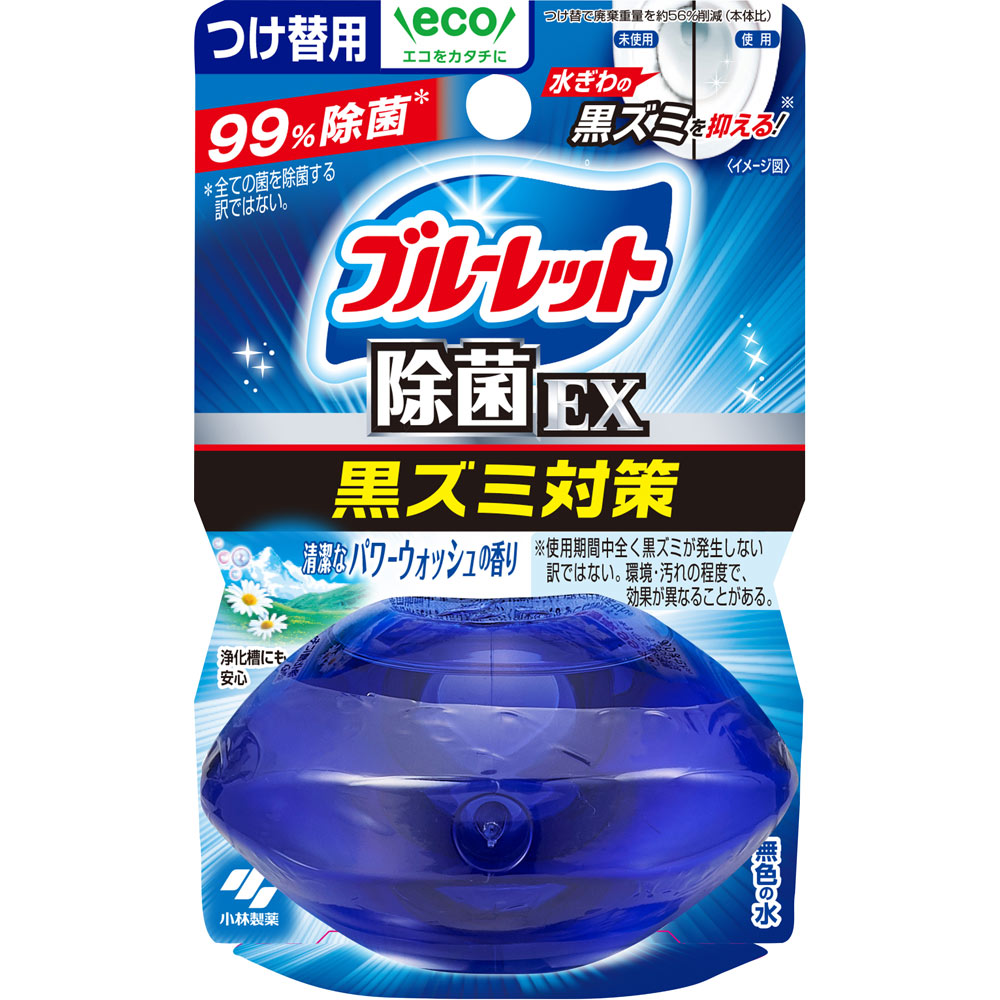 液体ブルーレットおくだけ除菌EX パワーウォッシュの香り つけ替用 ７０ｍｌ 小林製薬