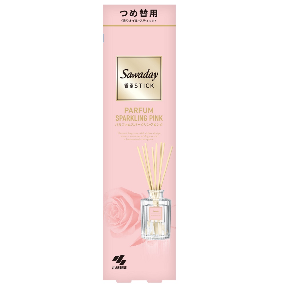 Sawaday香るStick パルファムスパークリングピンク つめ替用 ７０ｍｌ 小林製薬
