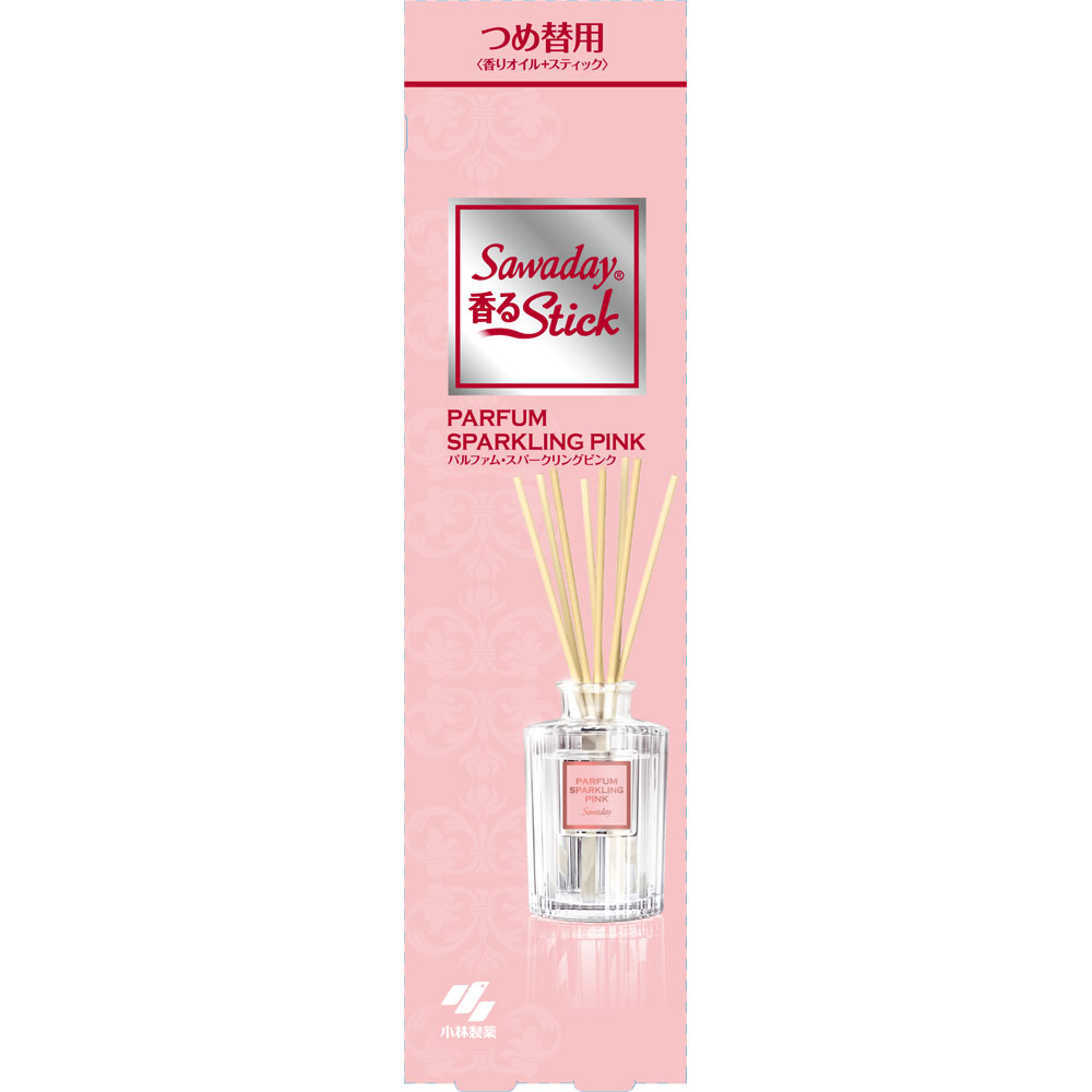 Sawaday香るStick パルファムスパークリングピンク つめ替用 ７０ｍｌ 小林製薬