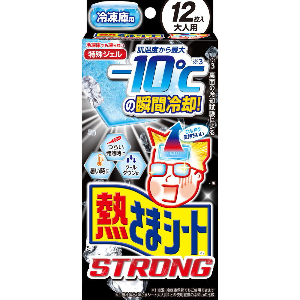 冷凍庫用 熱さまシートストロング 大人用 １２枚 小林製薬