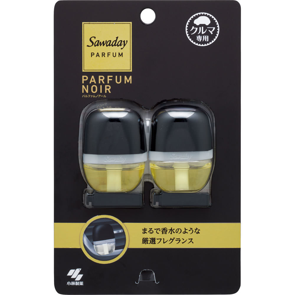 Ｓａｗａｄａｙクルマ専用クリップ パルファムノアール ６ｍｌ×２ 小林製薬