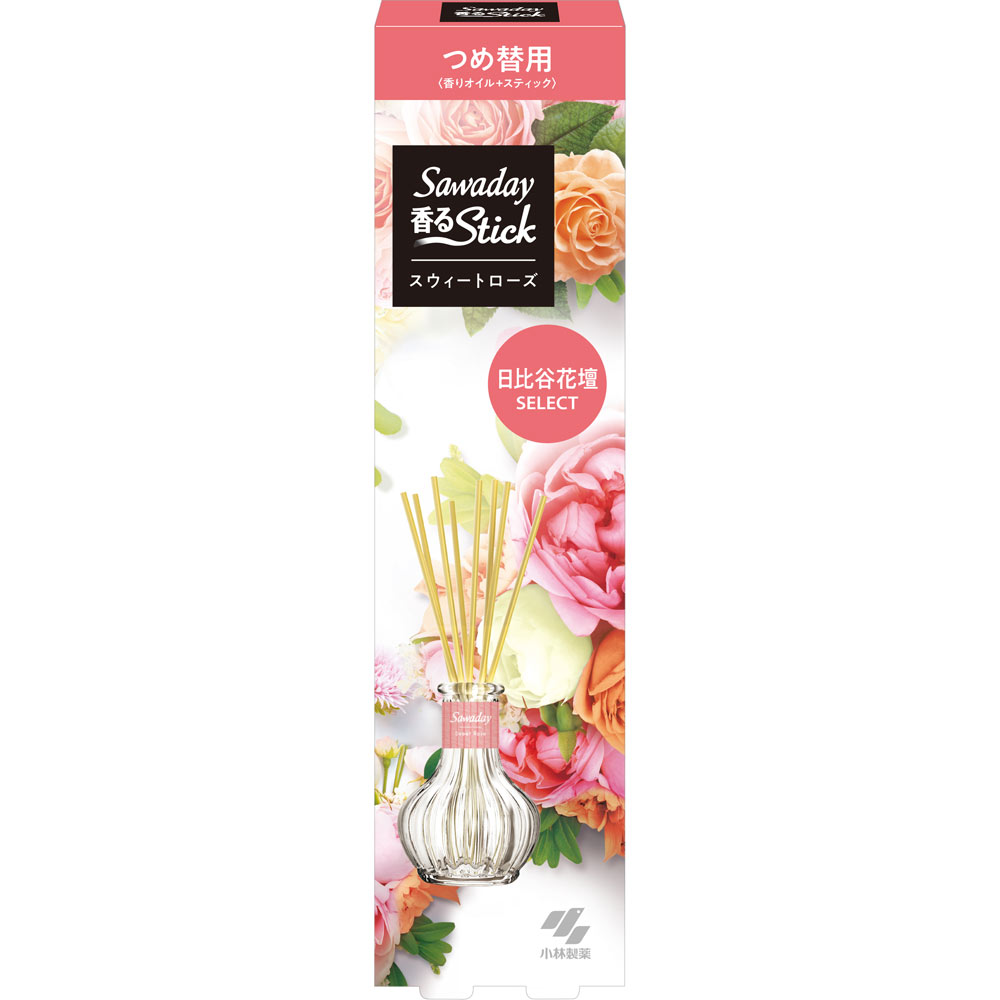 Sawaday香るStick つめ替用 スウィートローズ ７０ｍｌ 小林製薬