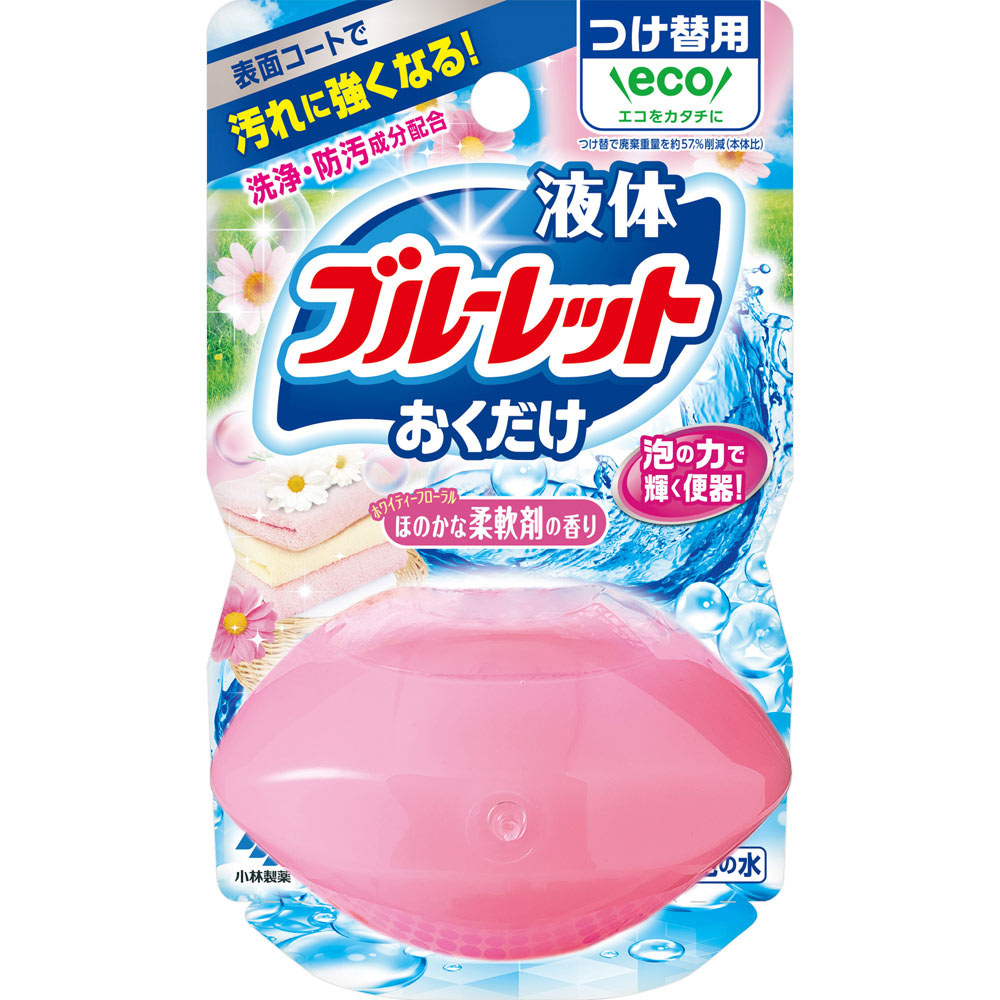 液体ブルーレットおくだけ つけ替用 ほのかな柔軟剤の香り ７０ｍｌ 小林製薬