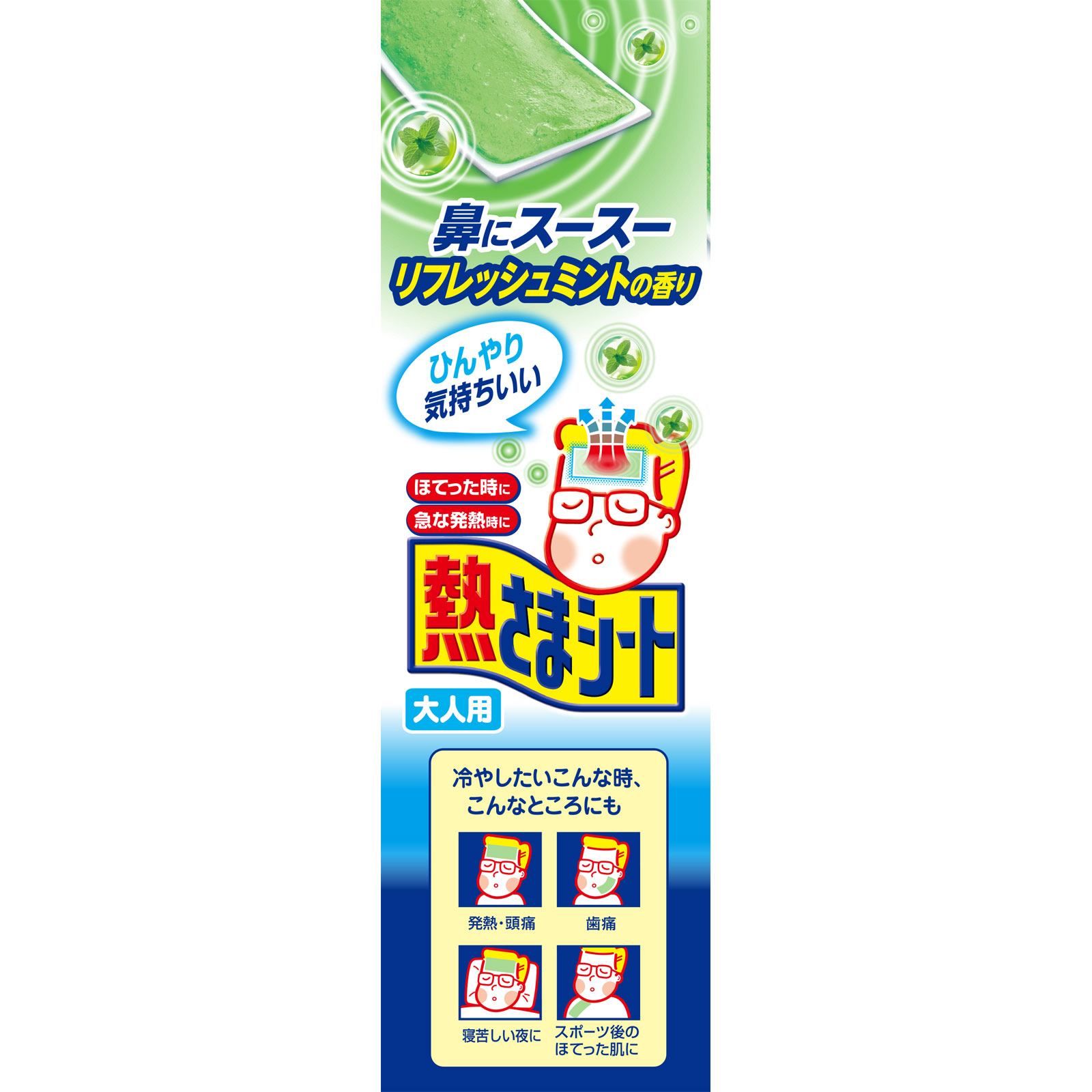 熱さまシート 大人用ミント １２枚 小林製薬