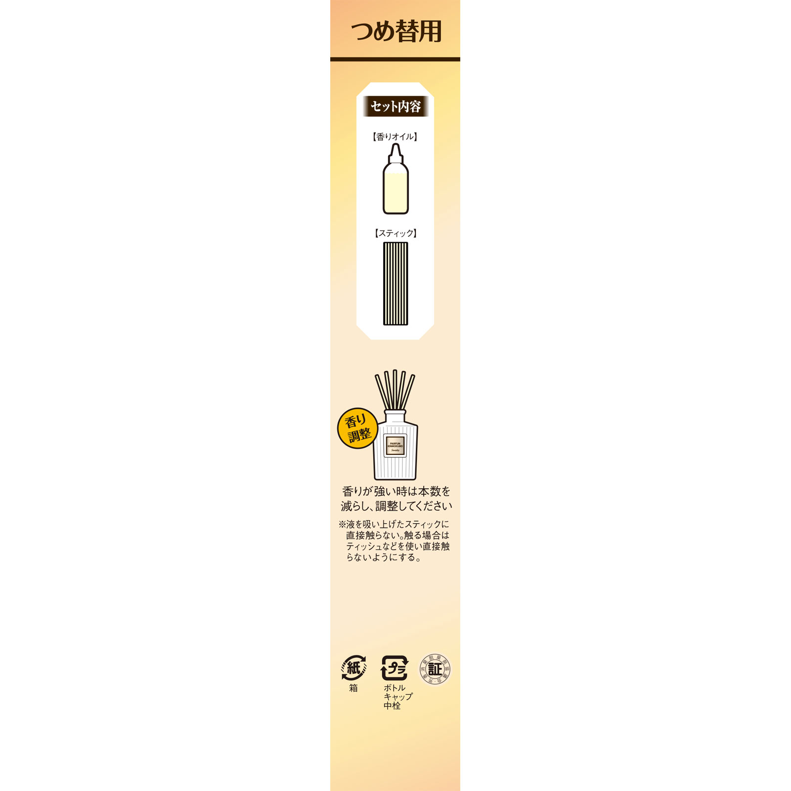Ｓａｗａｄａｙ香るＳｔｉｃｋつめ替用パルファム キンモクセイ ７０ｍｌ 小林製薬