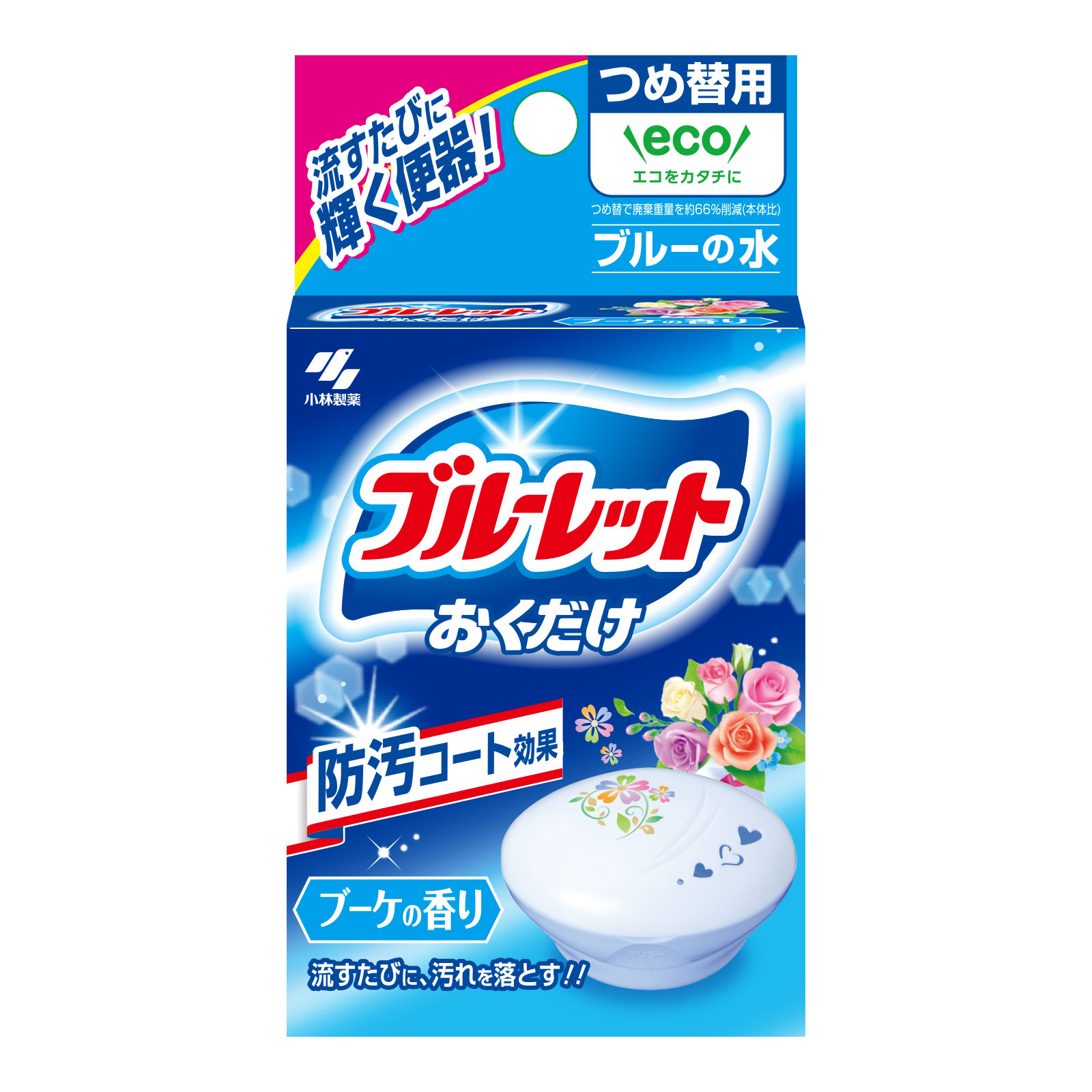 ブルーレットおくだけつめ替 ブーケの香り ２５ｇ 小林製薬