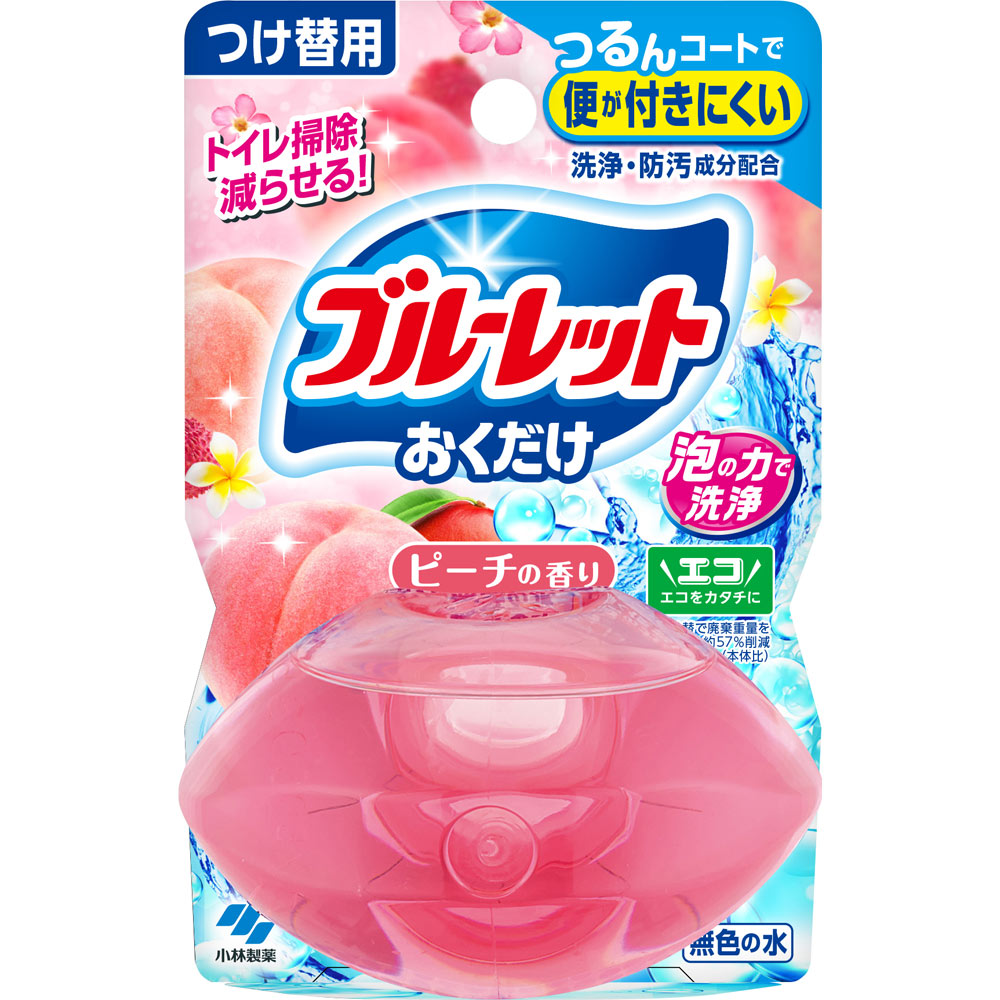 液体ブルーレットおくだけ つけ替用 ピーチの香り ７０ｍｌ 小林製薬