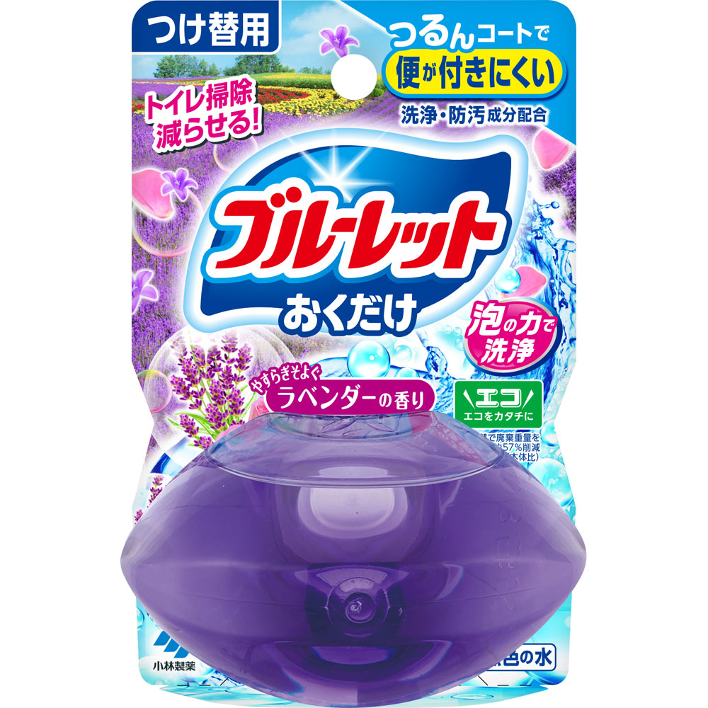 液体ブルーレットおくだけ つけ替用 やすらぎそよぐラベンダーの香り ７０ｍｌ 小林製薬