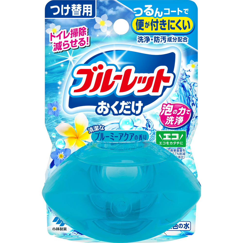 液体ブルーレットおくだけ つけ替用 ブルーミーアクアの香り ７０ｍｌ 小林製薬