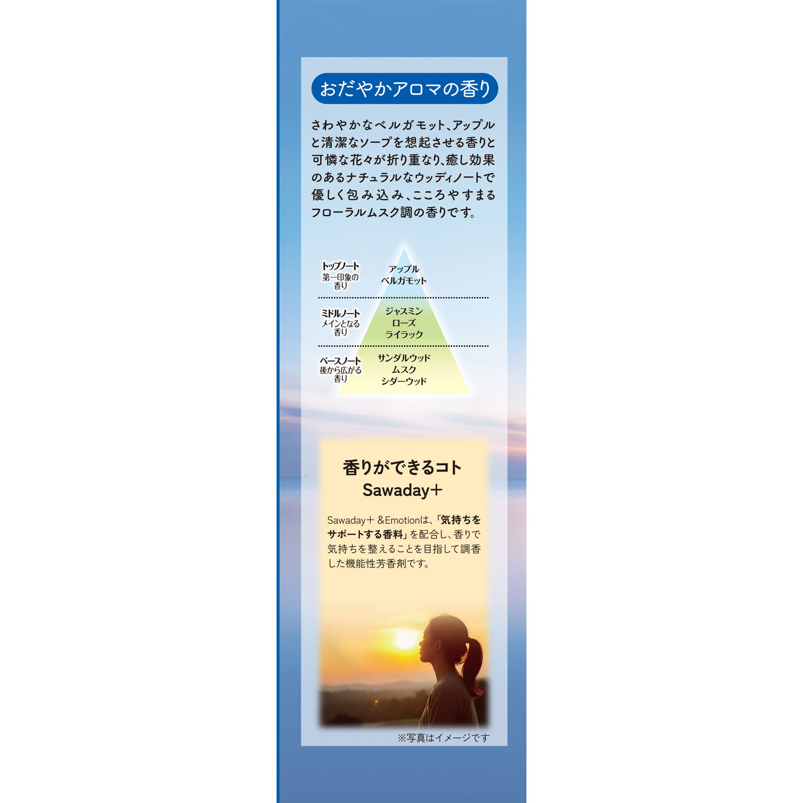 Ｓａｗａｄａｙ＋＆Ｅｍｏｔｉｏｎ　おだやかアロマ ７０ｍｌ 小林製薬
