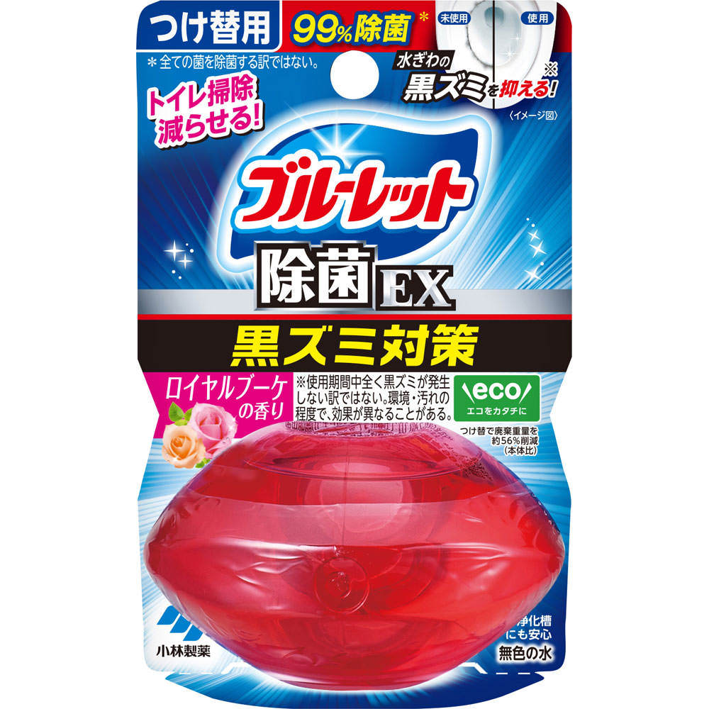 液体ブルーレットおくだけ除菌ＥＸつけ替用　ロイヤルブーケの香り ６７ｍｌ 小林製薬