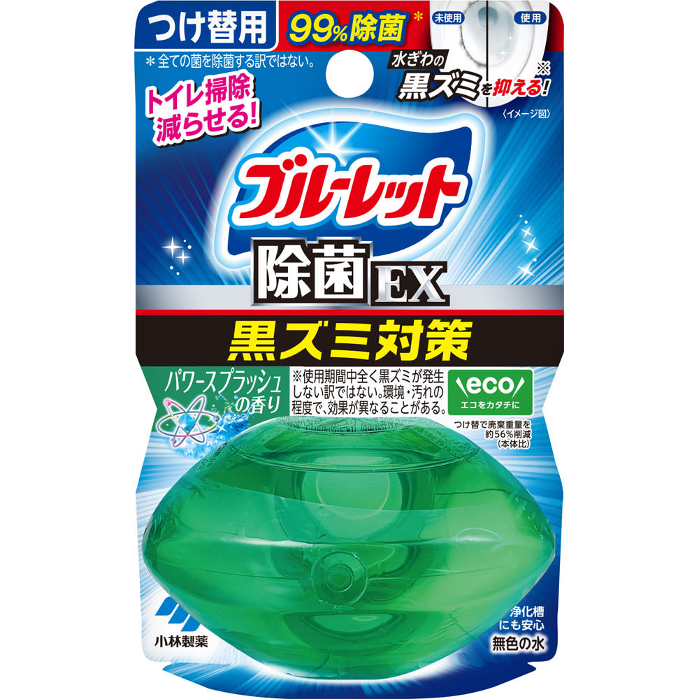液体ブルーレットおくだけ除菌ＥＸつけ替用　パワースプラッシュの香り ６７ｍｌ 小林製薬