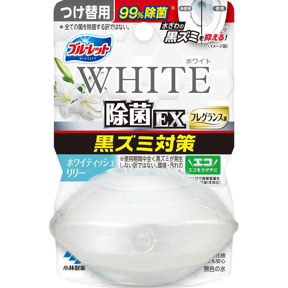 液体ブルーレットおくだけ除菌EX　フレグランス　つけ替用　ホワイトホワイティッシュリリー ６７ｍｌ 小林製薬
