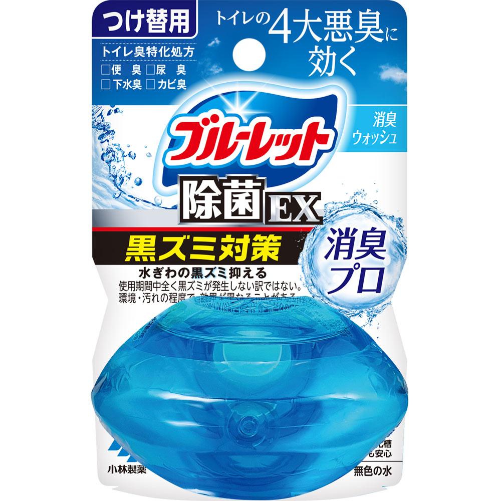 液体ブルーレットおくだけ除菌EX　消臭プロ　つけ替用　消臭ウォッシュ ６７ｍｌ 小林製薬