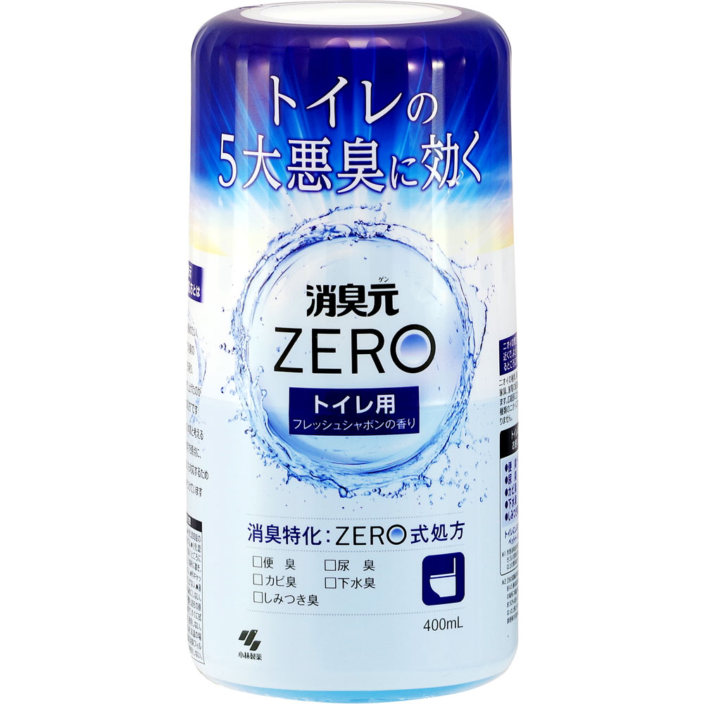 消臭元ＺＥＲＯ　トイレ用　フレッシュシャボンの香り ４００ｍｌ 小林製薬