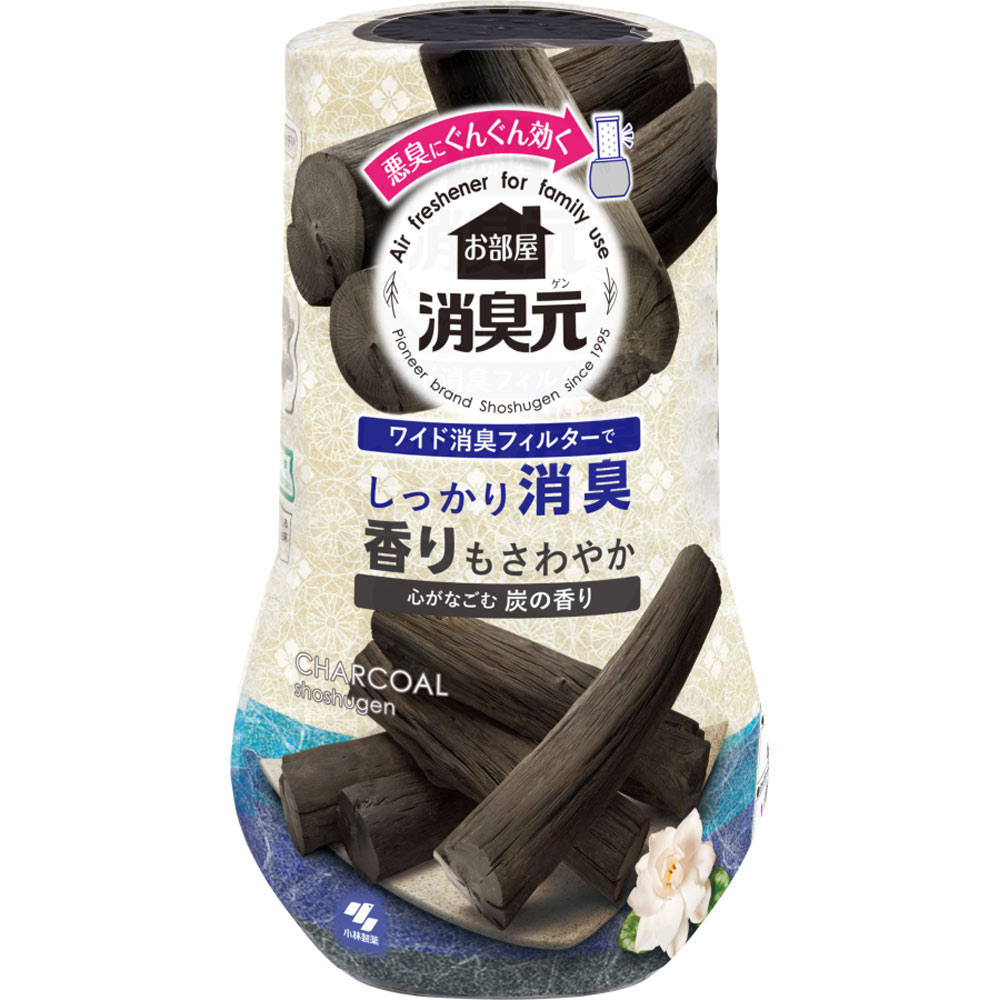 お部屋の消臭元　心なごむ炭の香り ４００ｍｌ 小林製薬