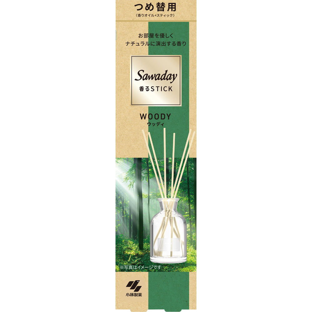 Ｓａｗａｄａｙ香るＳｔｉｃｋ　つけ替　ウッディ ７０ｍｌ 小林製薬