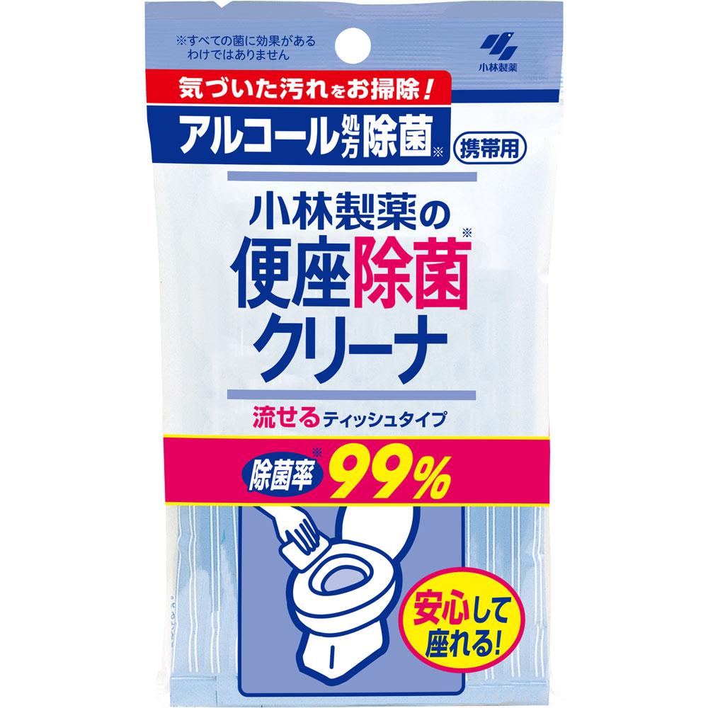 便座除菌クリーナ 携帯用ティッシュタイプ １０枚 小林製薬
