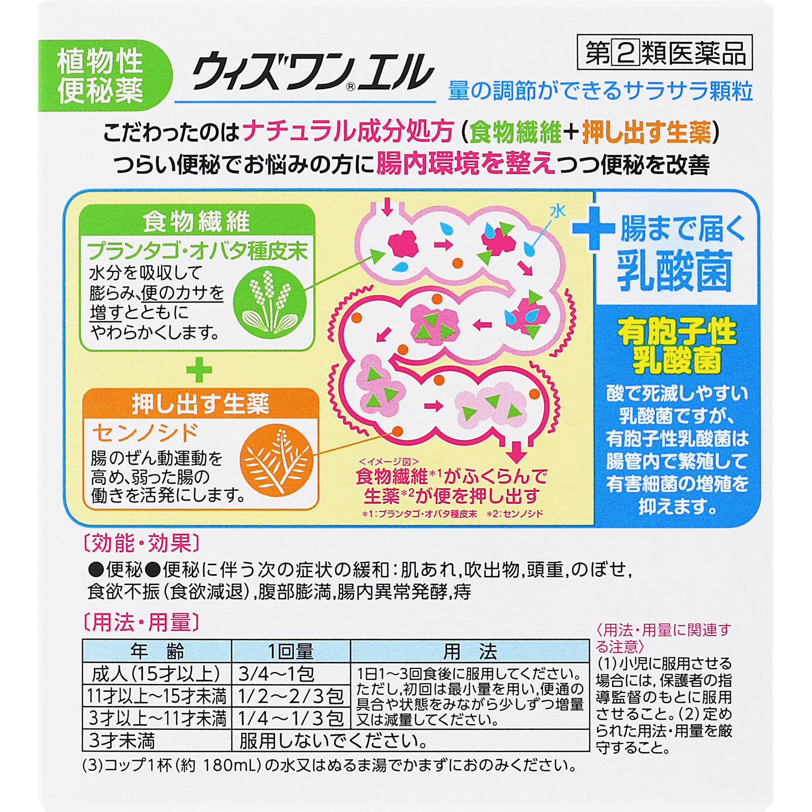 ウィズワンエル １２包 ゼリア新薬工業 【指定第2類医薬品】