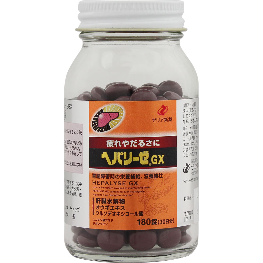 MK ヘパリーゼGX １８０Ｔ ゼリア新薬工業 【第3類医薬品】