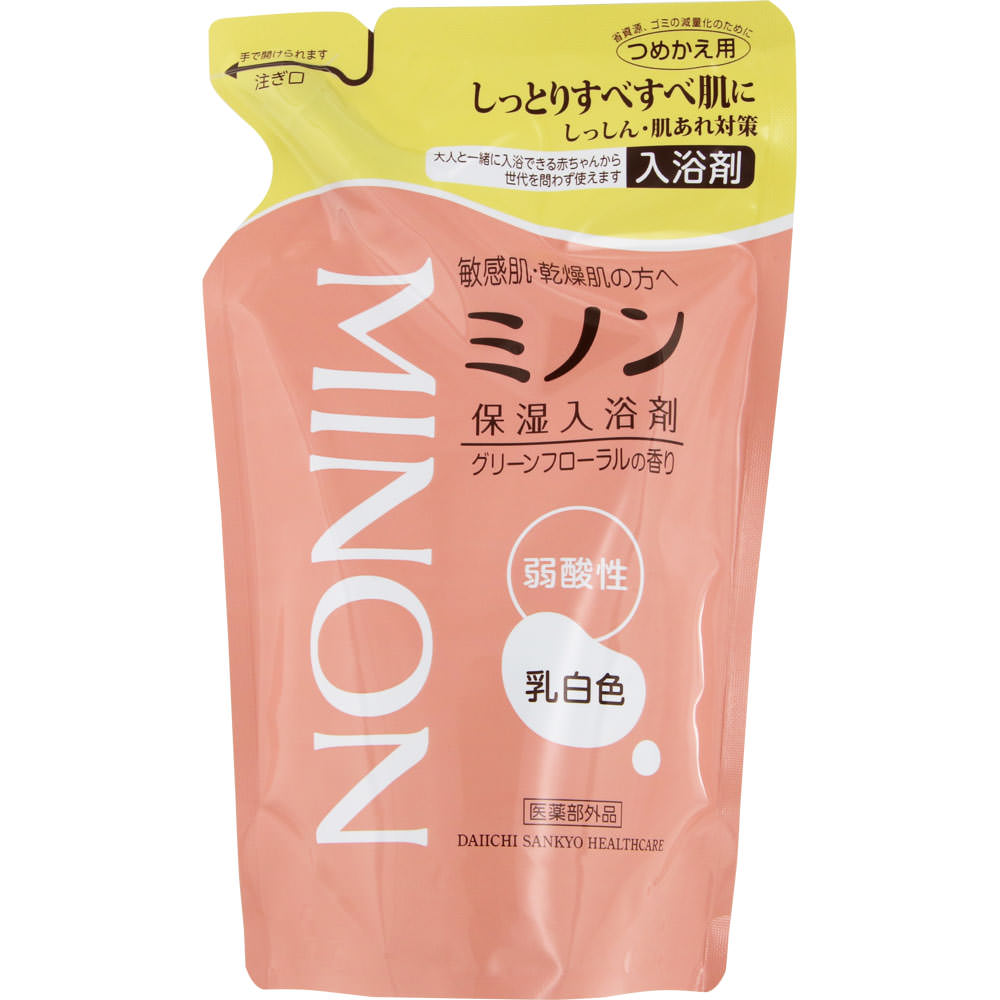 ミノン薬用保湿入浴剤詰替え ４００ｇ 第一三共ヘルスケア (医薬部外品)